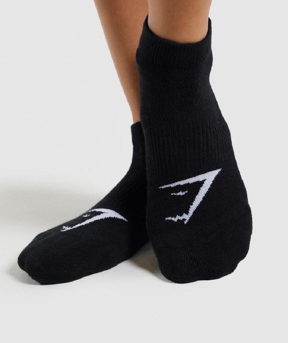 Calcetines Gymshark Ankle 3pk Accessories Negras | CO 4166ZUT